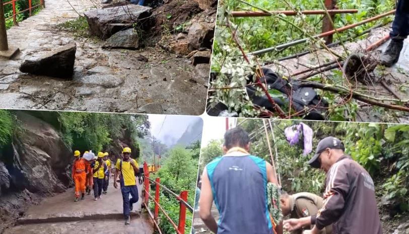 उत्तराखंड में बड़ा हादसा: केदारनाथ पैदल मार्ग पर पत्थर गिरने से 3 यात्रियों की मौत, 5 घायल 